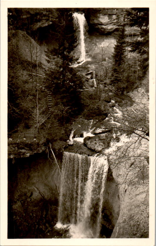 rohrachschlucht bei scheidegg, wasserfälle