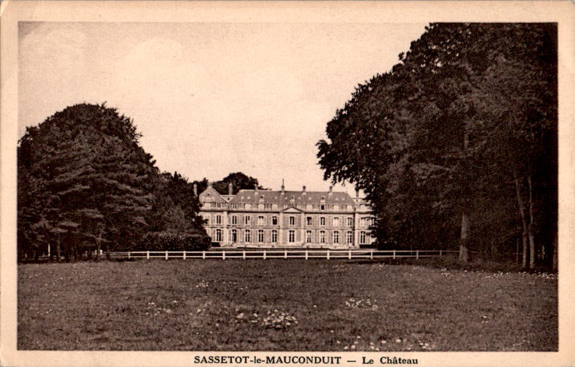 sassetot le mauconduit - le château