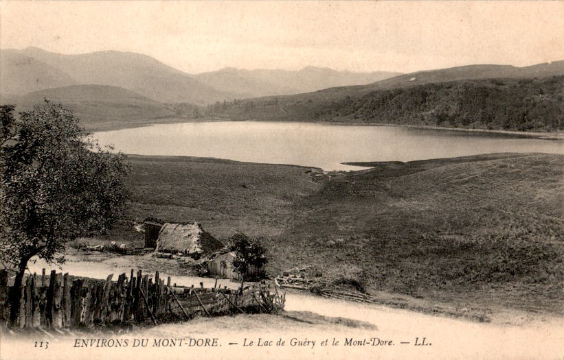 environs du mont dore, le lac de guéry et le mont-dore