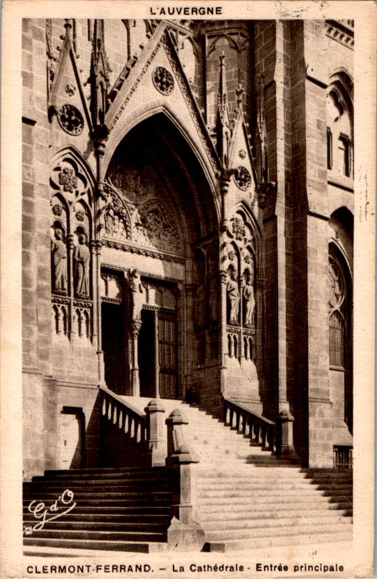 clermont-ferrand, la cathédrale