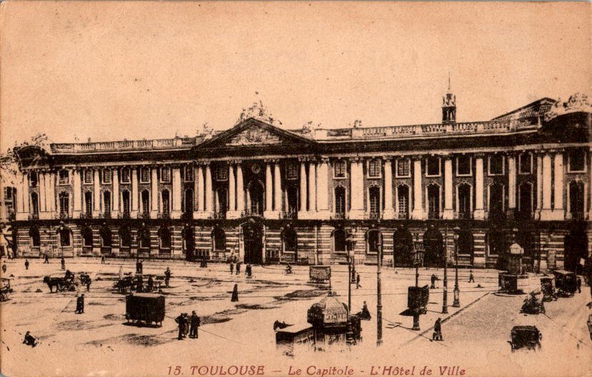 toulouse, le capitole, l'hôtel de ville