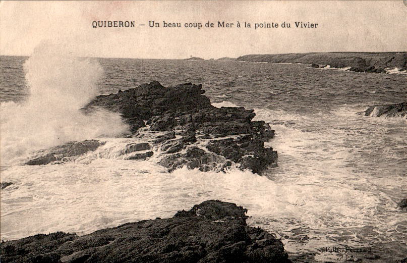 quiberon, la pointe du vivier