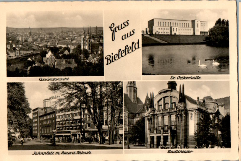 gruss aus bielefeld, dr. oetker halle