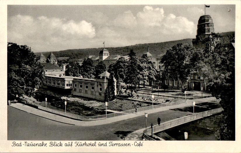 bad neuenahr, blick auf kurhotel und terrassencafe