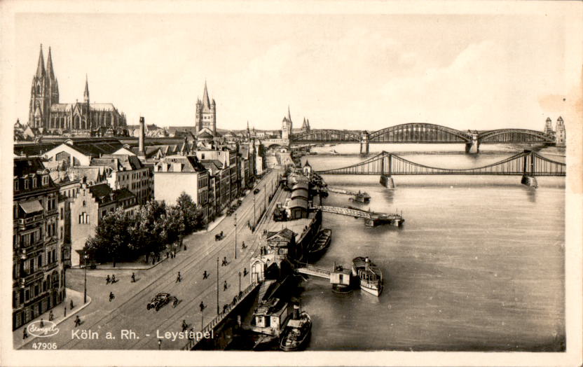 köln am rhein, leystapel