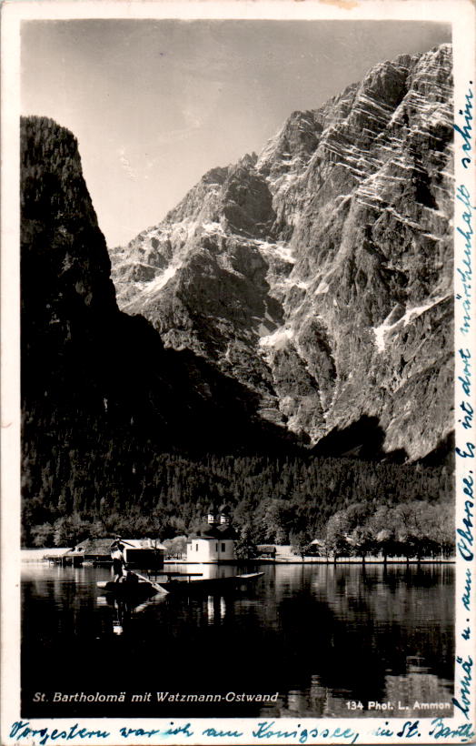 st. bartholomä m. watzmann ostwand