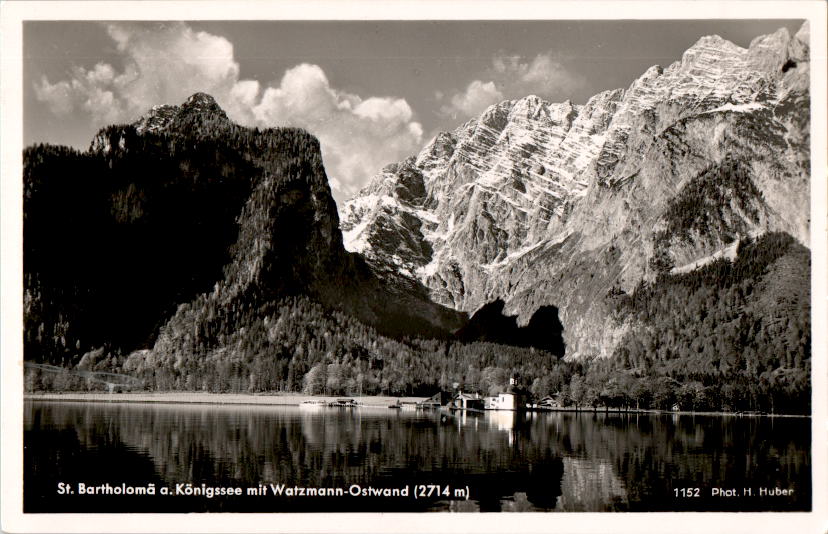 st. bartholomä m. watzmann ostwand