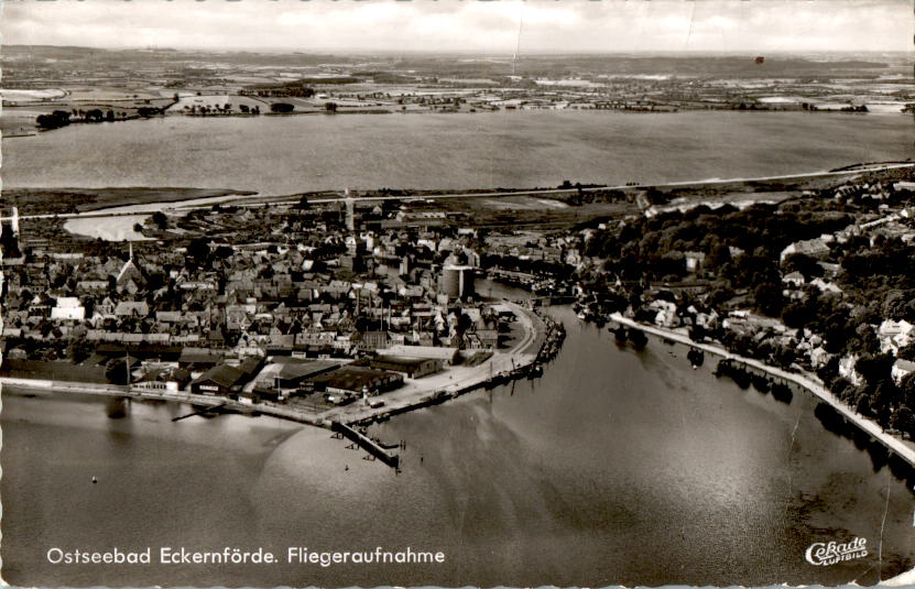 ostseebad eckernförde, fliegeraufnahme