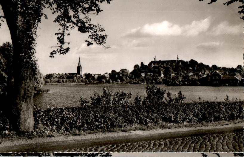 blick auf plön in holstein