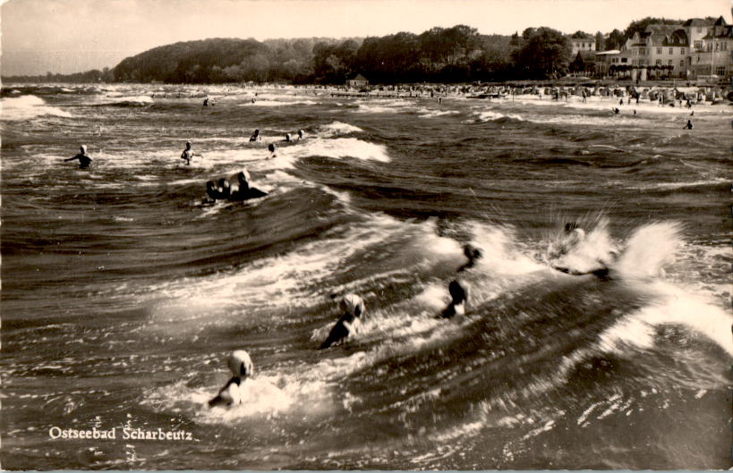 ostseebad scharbeutz, strand, wellen