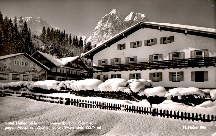 hotel höllentalklamm, hammersbach bei garmisch